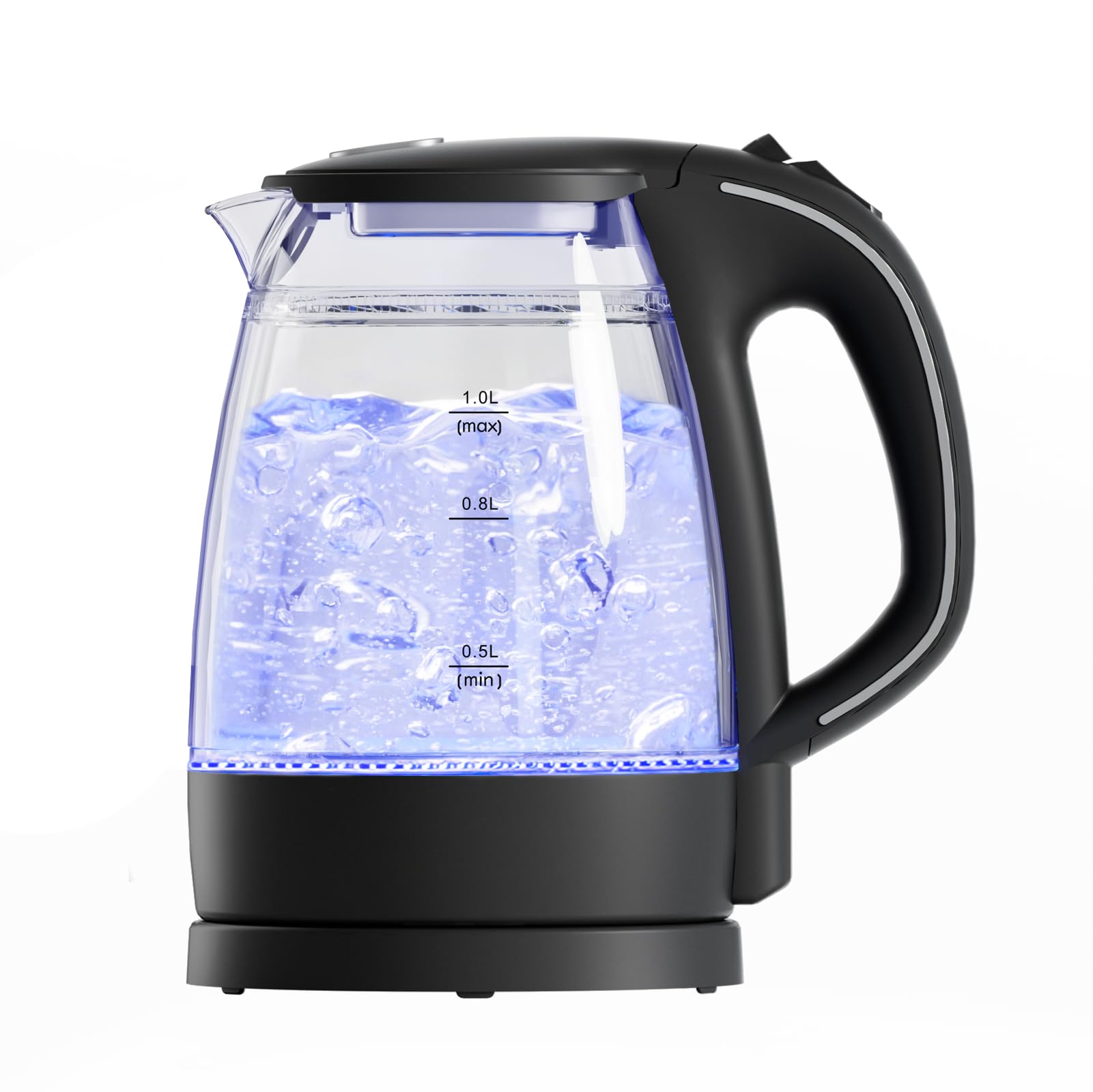 Amazon.co.jp: 【二重構造・火傷防止】HAGOOGI 電気ケトル ガラス