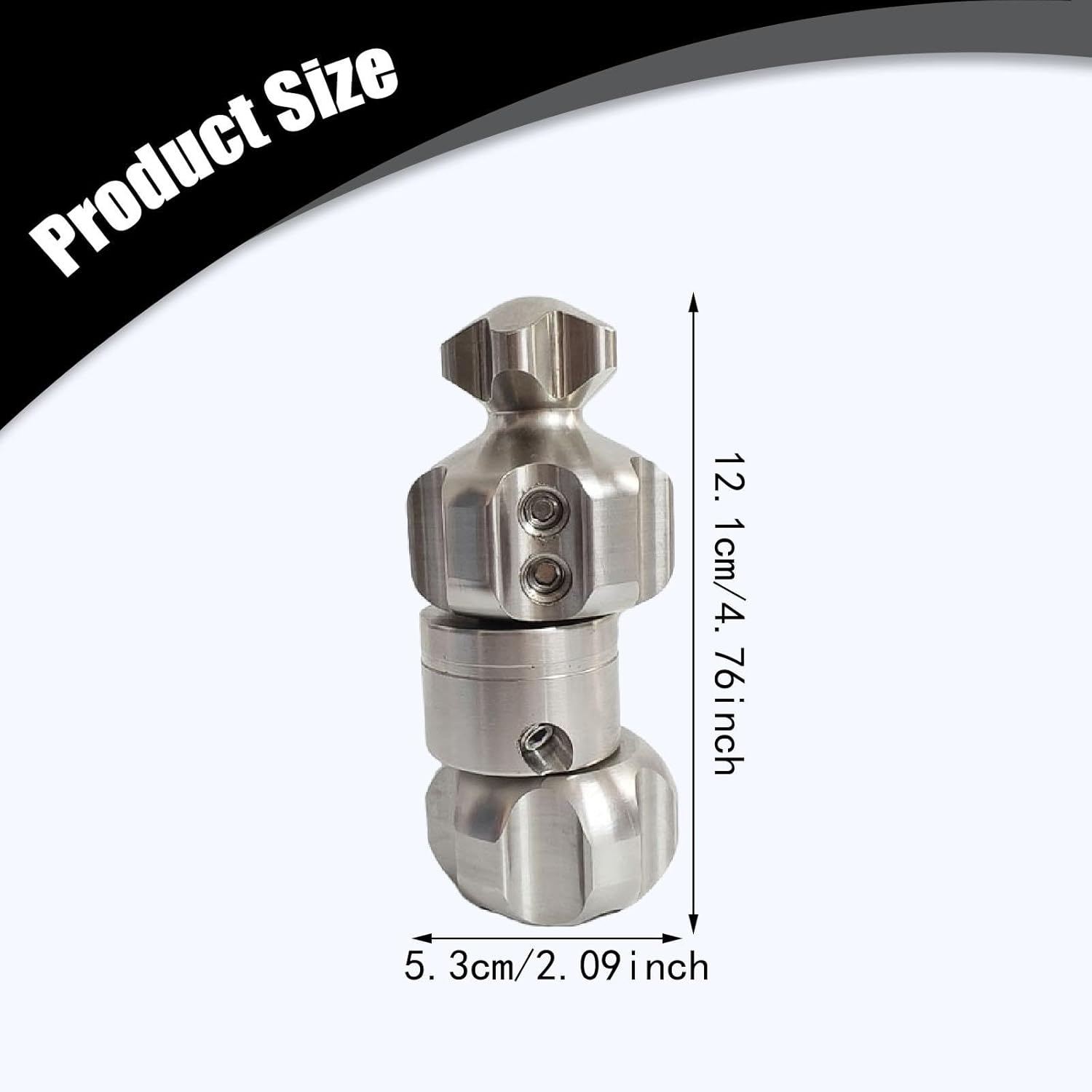 下水ジェッターノズル、高圧洗浄機下水ジェッティングノズルヘッド、コンパクトで簡単に取り付けられる交換用1/2インチ内ネジ, 135L