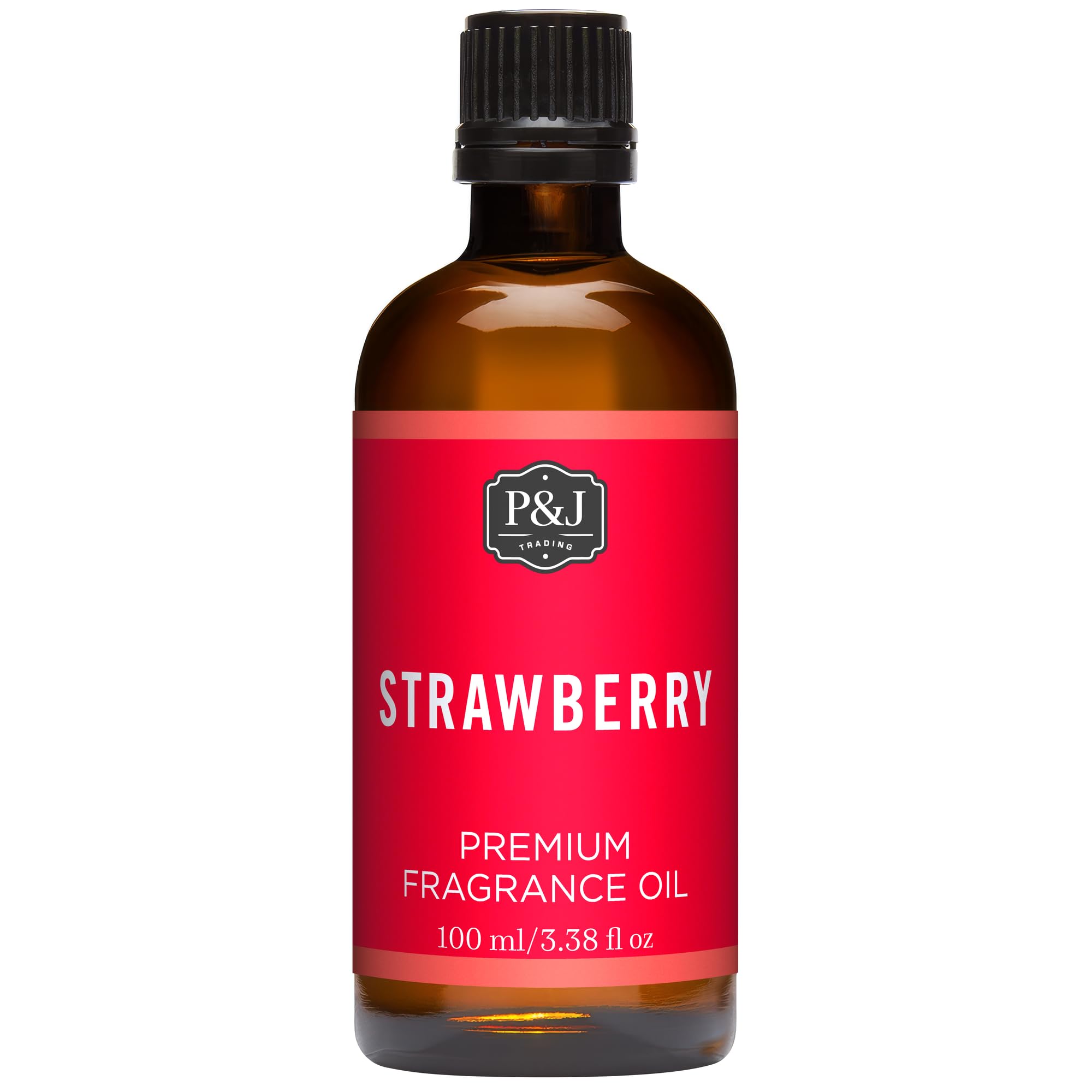 P&amp;J Trading Fragrance Oil | Strawberry Oil 100ml - Candle Scents for Candle Making, Freshie Scents, Soap Making Supplies, Diffuser Oil Scents