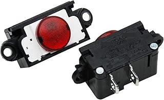 Approach SS-006 250V 15A Manual Reset Trip Free Red Light Push Button Circuit Breaker 1Pcs (Size : 5A)