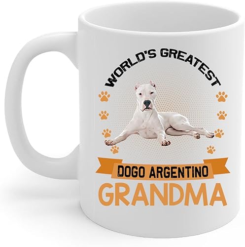 World's Greatest Lying Dogo Argentino Dog Grandma Regalos para mujeres Divertida taza de café de cerámica blanca Taza de té de cerámica blanca 11oz World's Greatest Lying Dogo Argentino Dog Grandma Regalos para mujeres Divertida taza de café de cerámica blanca Taza de té de cerámica blanca 11oz