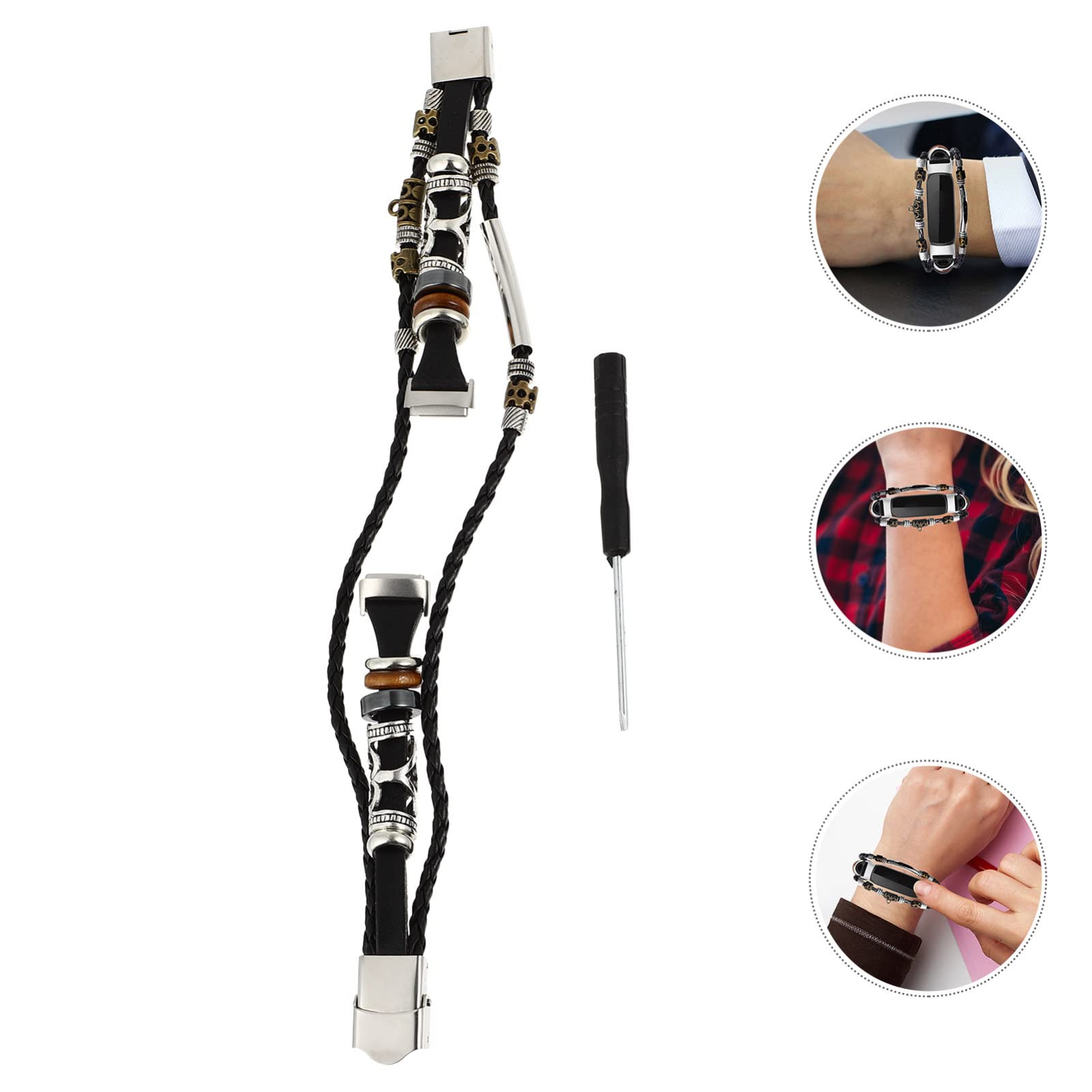 BESTonZON 4stücke Ersatzarmband Für Damen Stilvolles Armband Aus Leder Und Kompatibel Mit Luxe Für Hochzeit Geburtstag Valentinstag Elegante Geschenkidee