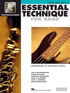 Essential Technique for Band for Electric Bass with EEi - Intermediate to Advanced Studies