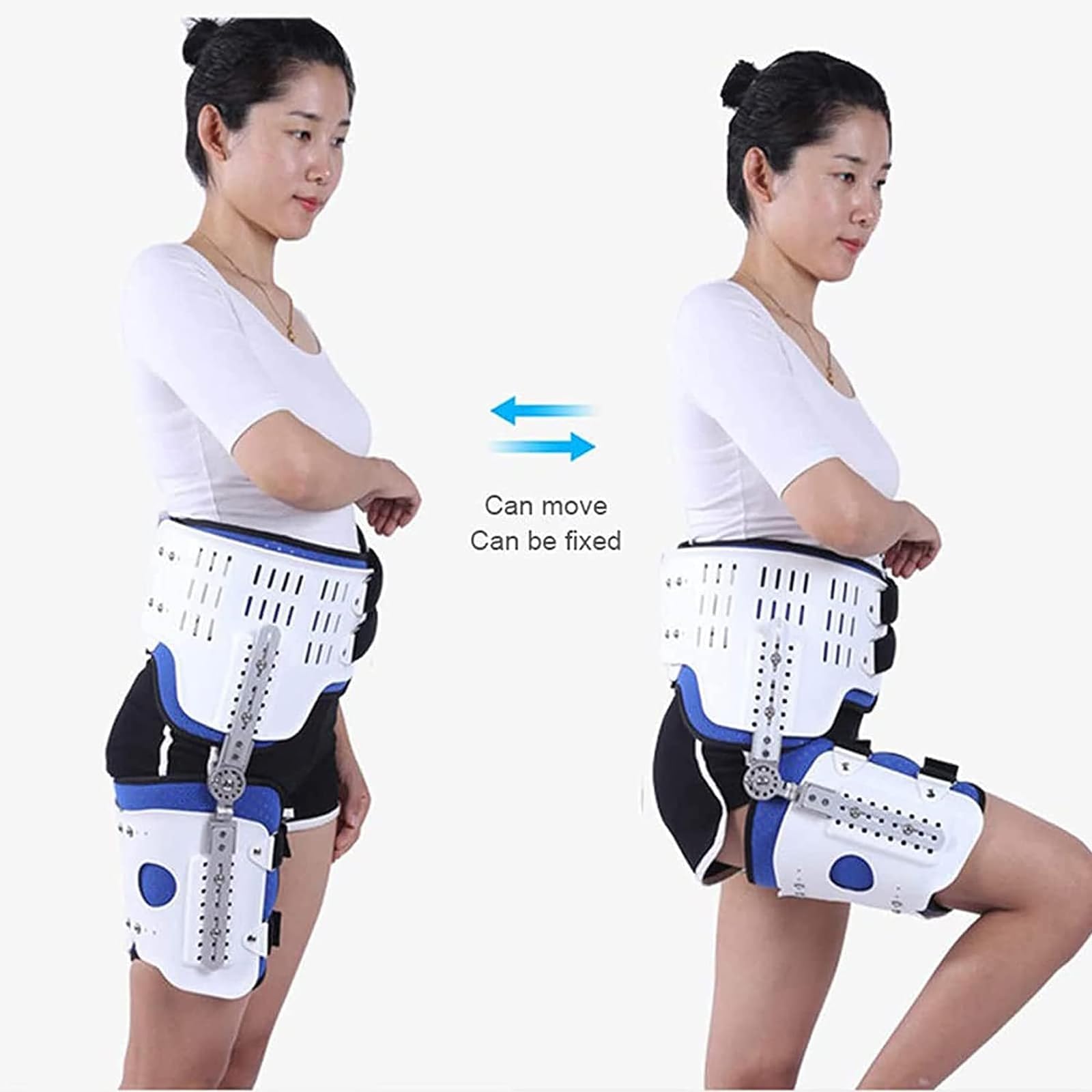 UYSELA Supporto per Inguine e Anca per Coscia Destra Sinistra Tutore per l’Anca Supporto della Coscia per Muscoli Inguine Sollievo Dolore Artrite Sciatica, Unisex,Left