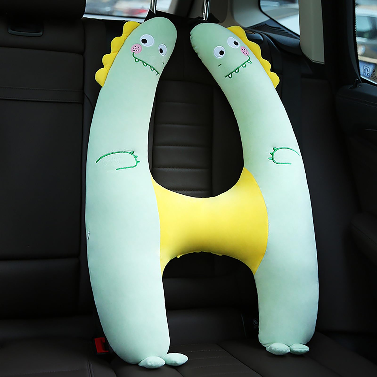 H-Shape - Supporto per la testa che dorme in auto, cuscino per auto per bambini, cuscino per il collo lavabile, massimo comfort e sicurezza, per bambini e adulti, per testa, collo, braccia