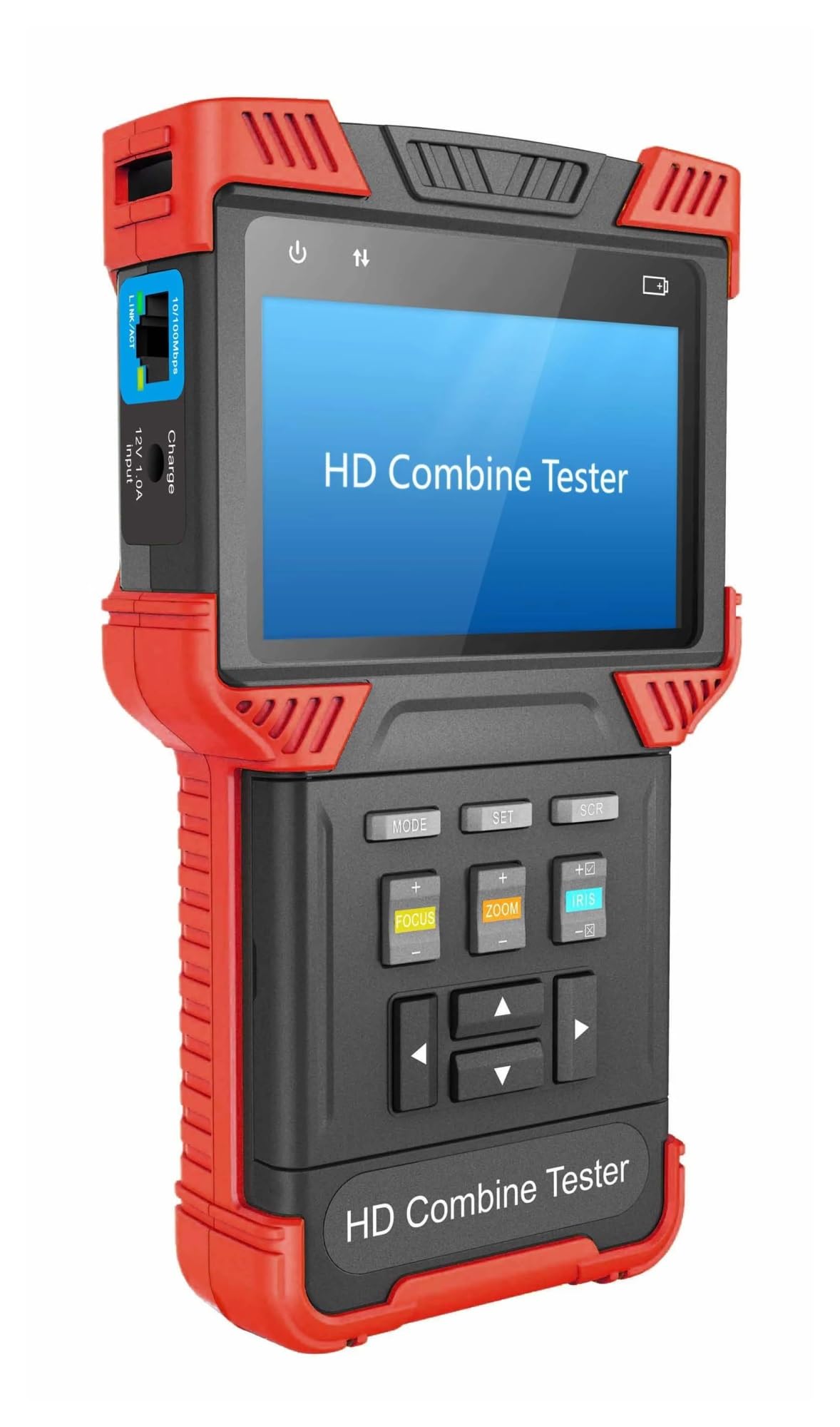 Tester kamer CCTV, DT-T71 Tester CCTV Ekran bezdotykowy AHD TVI CVI CVBS H.265 4K Kamera IP Tester przycisków Monitor Kontroler PTZ Test kabla RJ45(DT-T71)