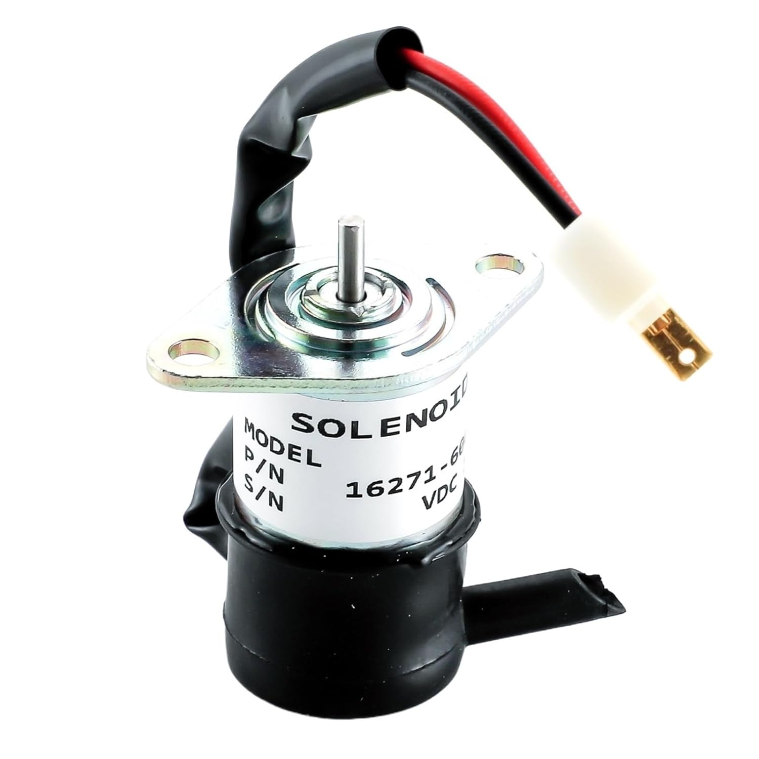 16271-60010 16271-60012 Fuel Shut Off Solenoid 052600-4151 for Engine Compatible with Tractors BX2200D F2400 12VDC