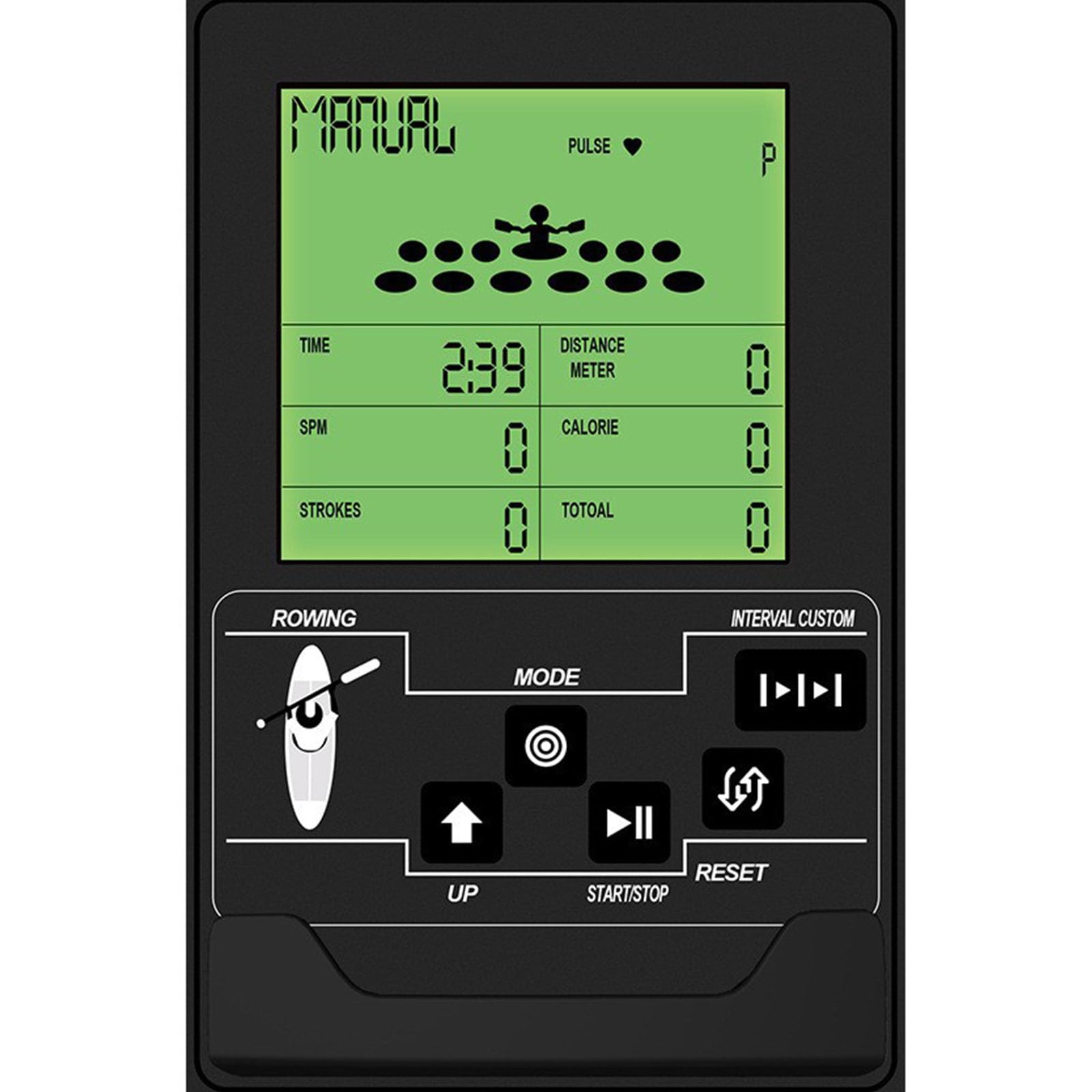 Moniteur De Rameur Professionnel – Compteur Kilométrique Facile à Installer