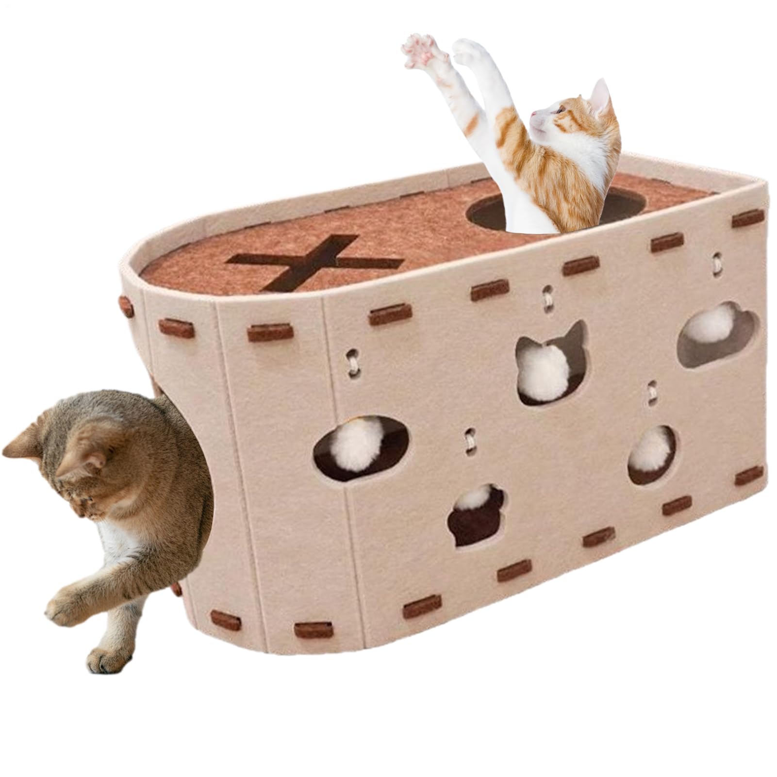 Caverne cachette pour chaton afin de protéger les meubles des griffes