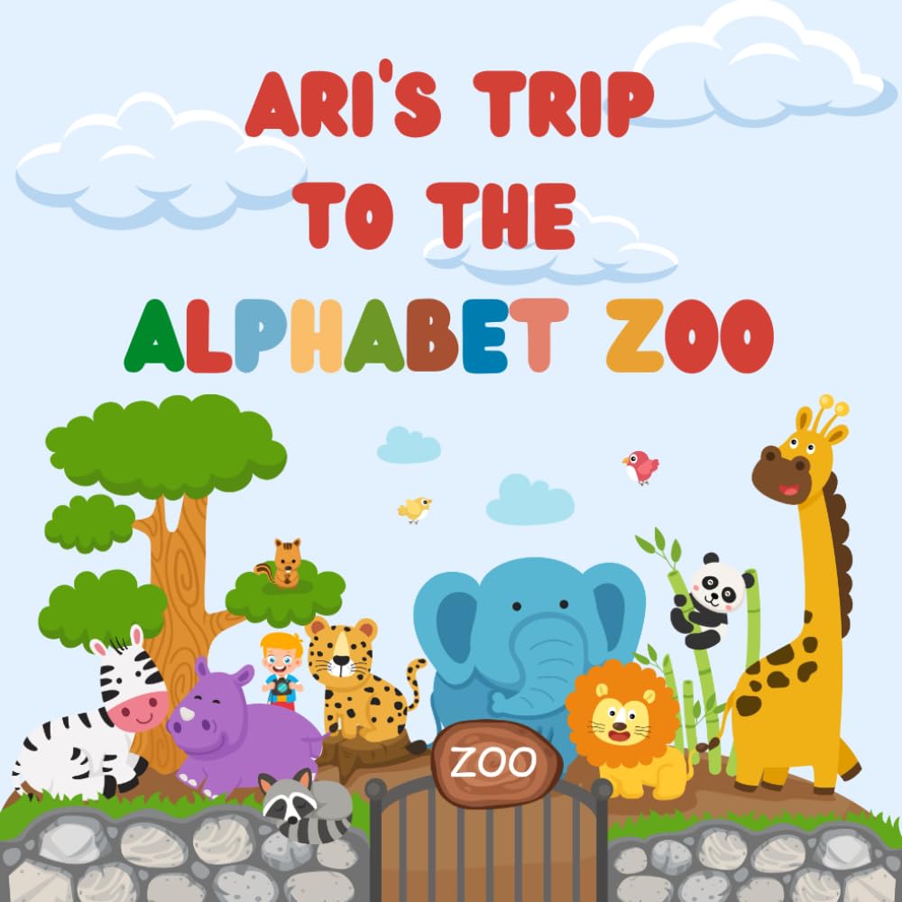 Ari's trip to the Alphabet Zoo: Personalised Children's Book (Boy 2)