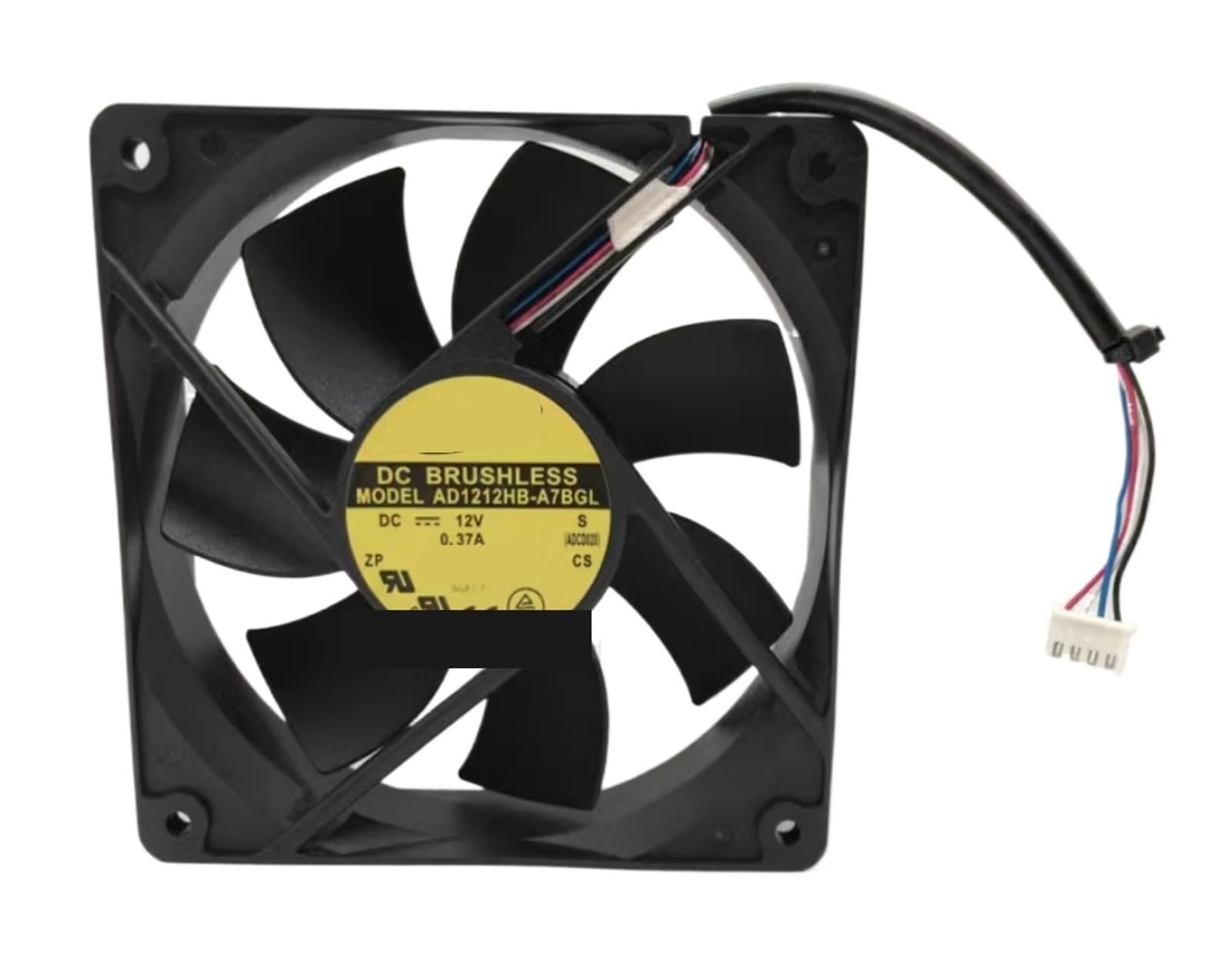 YMUGUEGH 12025 AD1212HB-A7BGL DC12V 0.37A four-wire fan