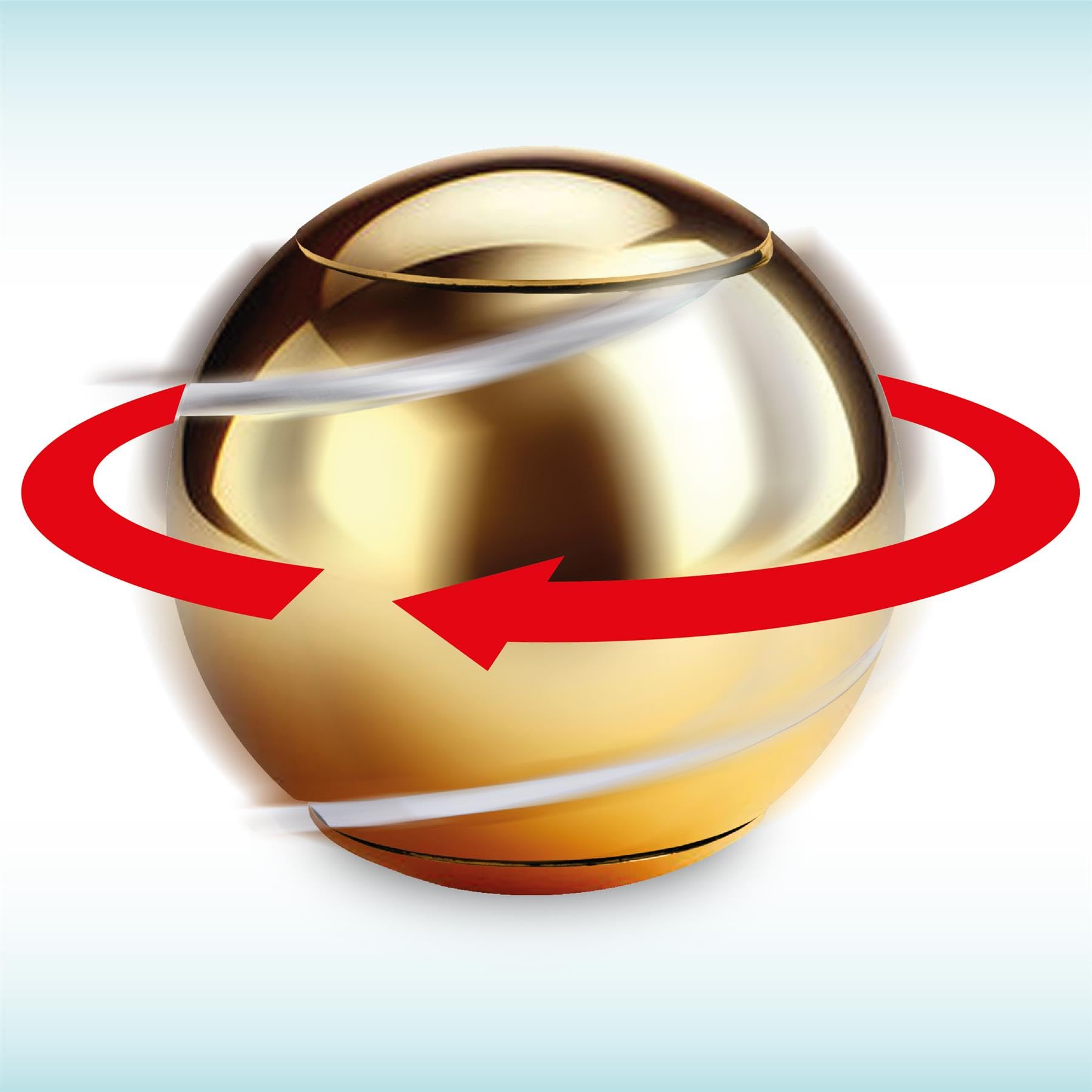 bopster Metal Spin Ball Hand Spinner, Gold, 4cm x 4cm x 3.9cm, 77g - Image 4