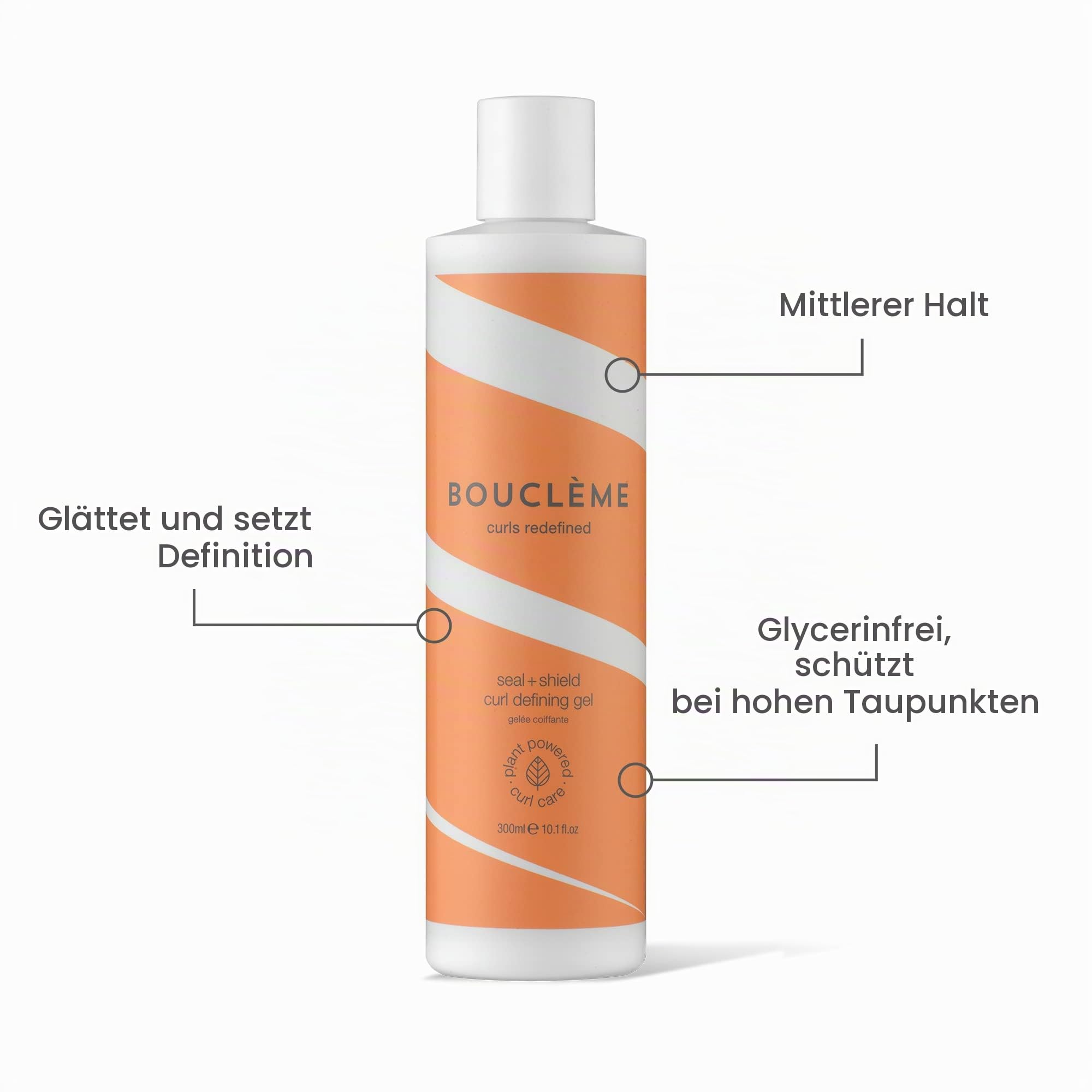 Bouclème Curl defining Gel Locken, Gel Seal + Shield Defining Gel (300ml)