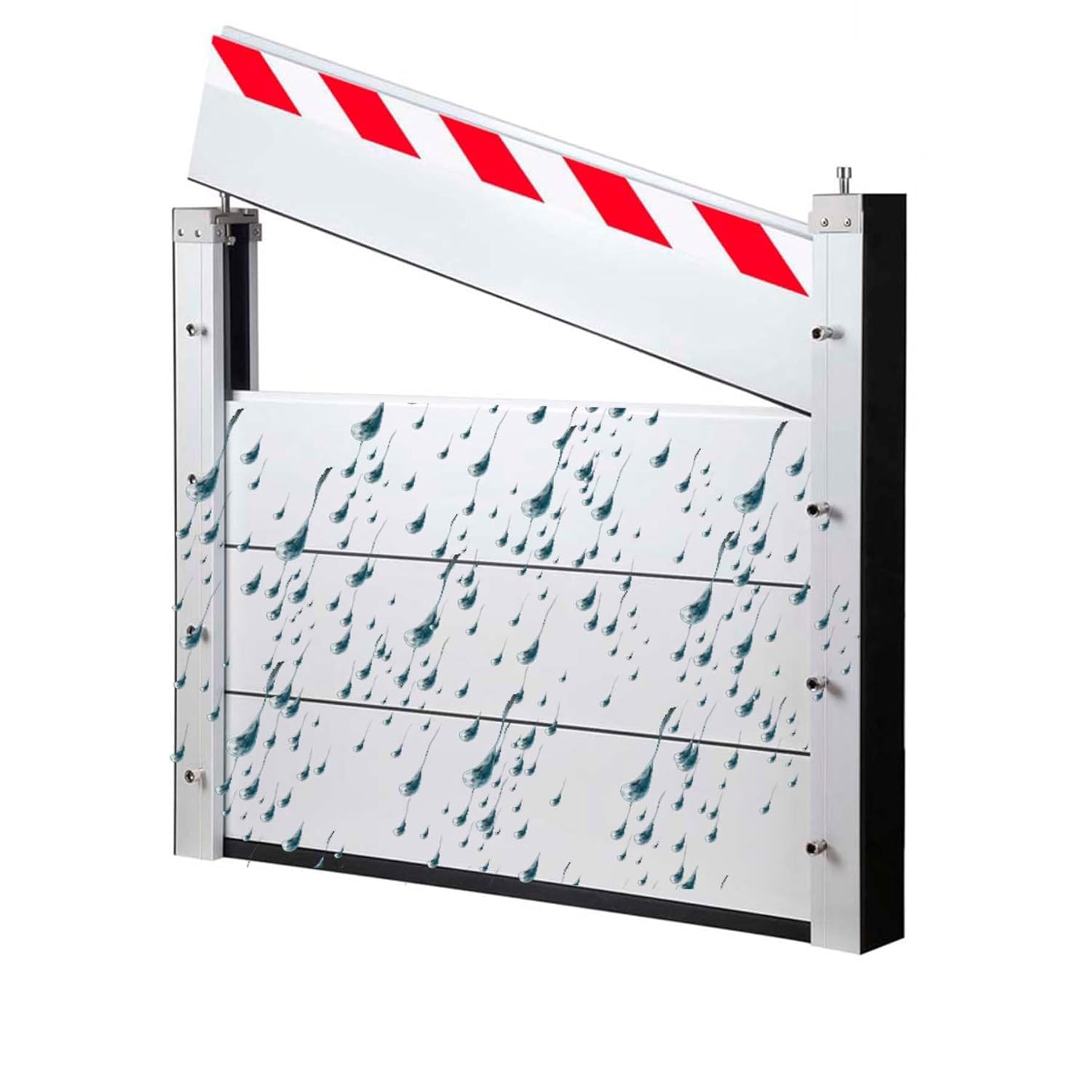 Mur anti-inondation pour maison et garage lors des crues