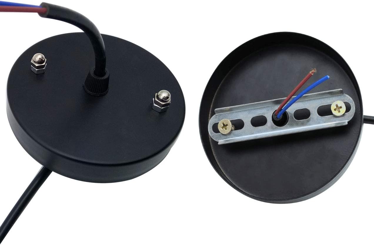 KingYH 4 Pack 90mm Lighting Fixture Ceiling Plate Bracket Suspension