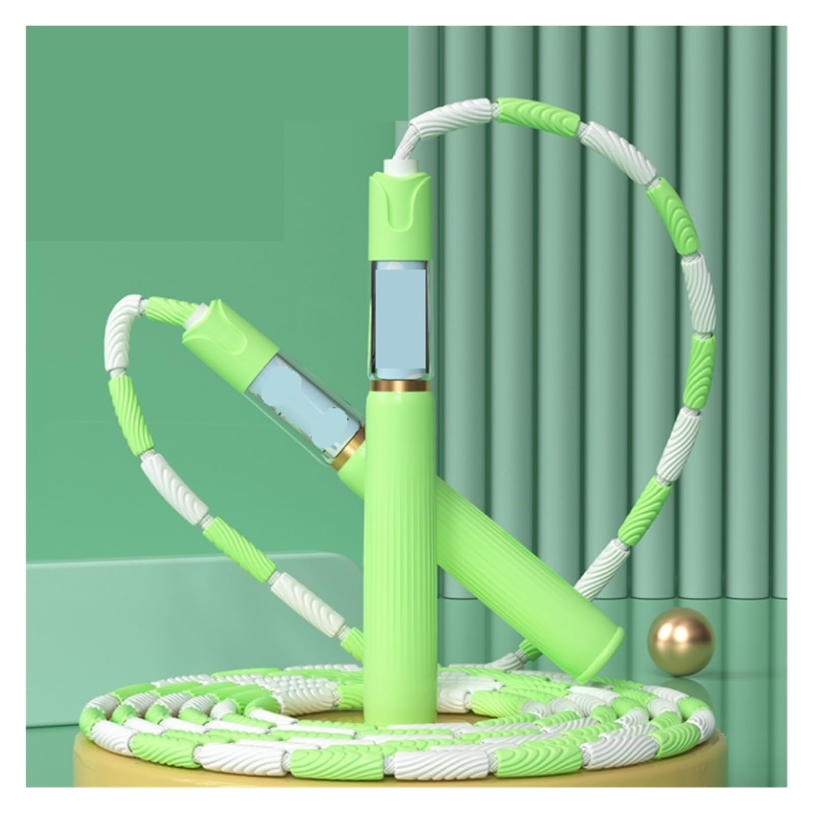Seilspringen Sport Bambus Verstellbares Fitness-Trainings-Springseil-Aerobic-Trainingsgerät Calisthenics Equipment