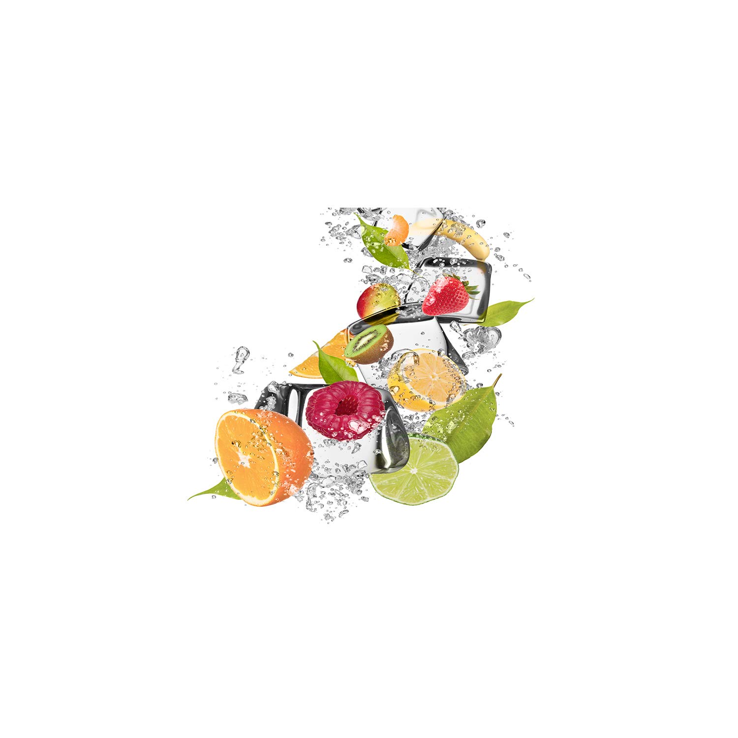 Image sur verre Tulup de fruits avec de la glace pour sublimer votre cuisine
