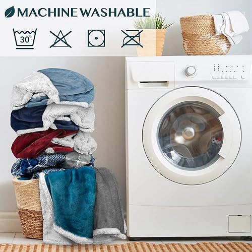 Miniatura 9 de Pavilia - Cobija de lana polar, con mangas, para adultos, hombres y mujeres, elegante, acogedora, cálida, extra-suave, funcional, ligera.