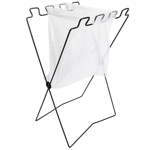 Miniatura 2 de TOPINCN Barbacoa Picnic Portátil Bolsa de Basura Estante Plegable de Alambre de Hierro Marco de 33 galones Bolsa de Basura Soporte de