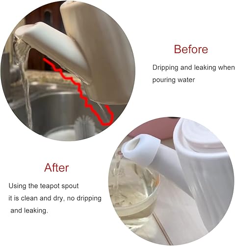 Miniatura 3 de Coffeepot - Protectores de boquilla de tetera, tetera de silicona, funda de boquilla para tetera, a prueba de goteo y fugas, protector de boquilla