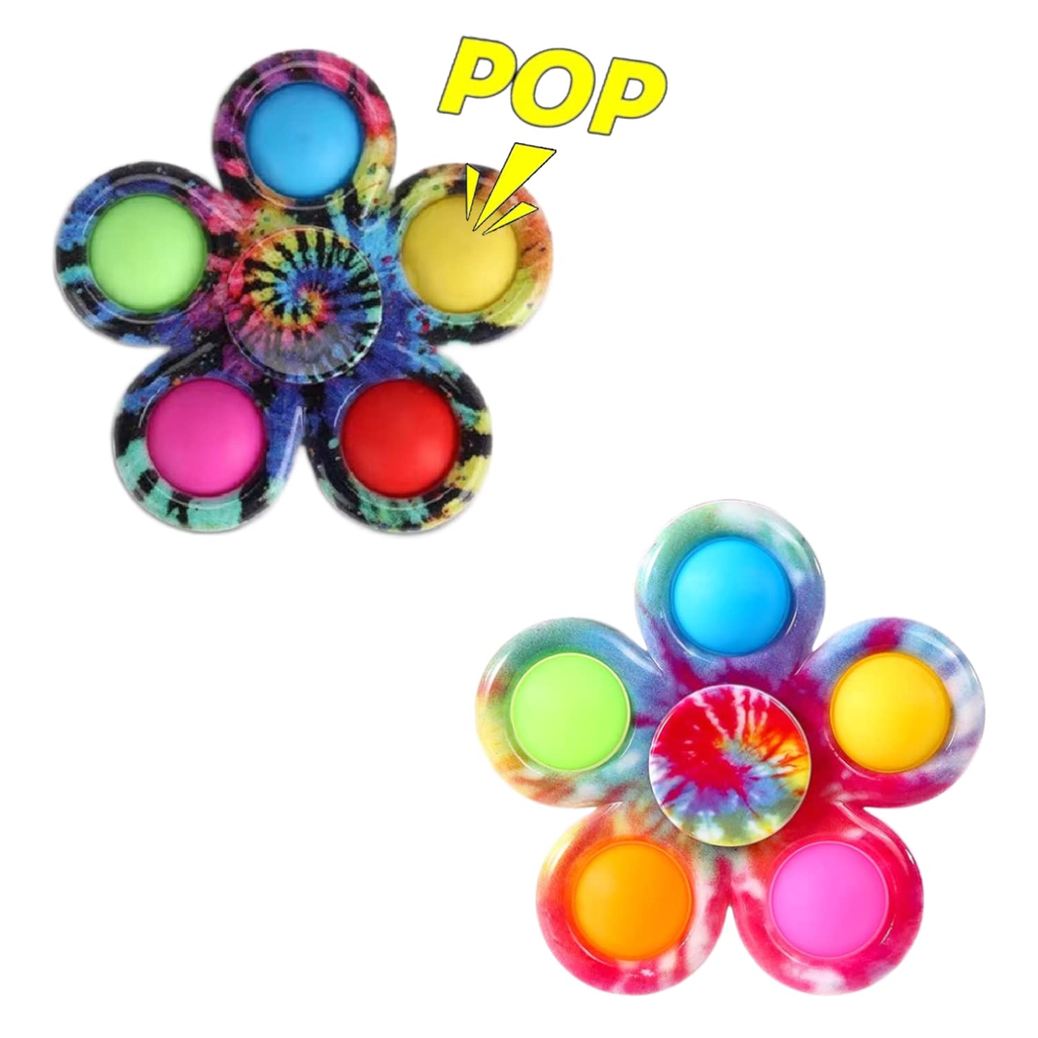 Pack De 3 Juguetes Giratorios De Burbujas De Silicona – Antiestrés Para Adultos Y Niños, Ideal Para TDAH Y Ansiedad