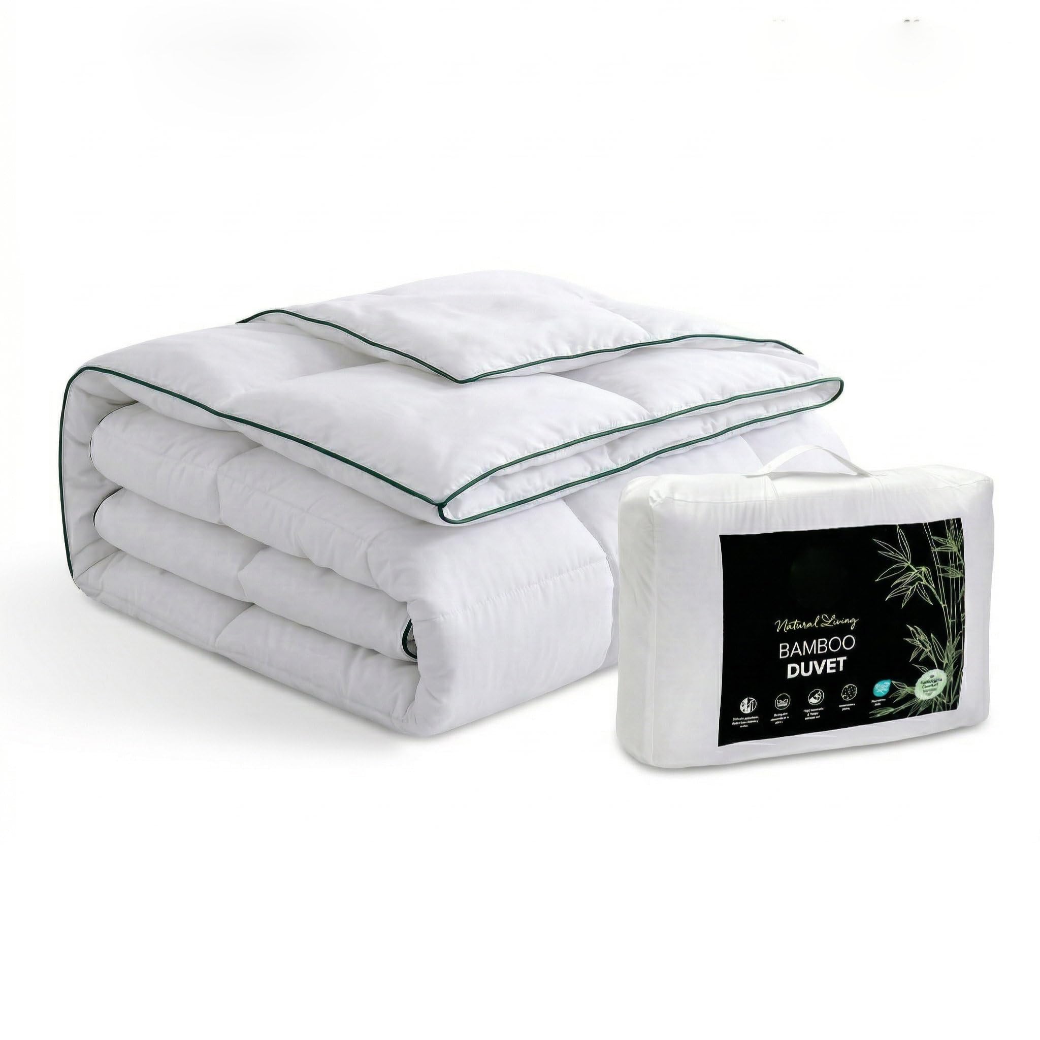 Vapinity Anti Allergy Bamboo Duvet 13.5 Tog – Warm Winter Cooling Breathable Quilt – Single – Hypoallergenic Microfibre – OEKO-TEX® Certified
