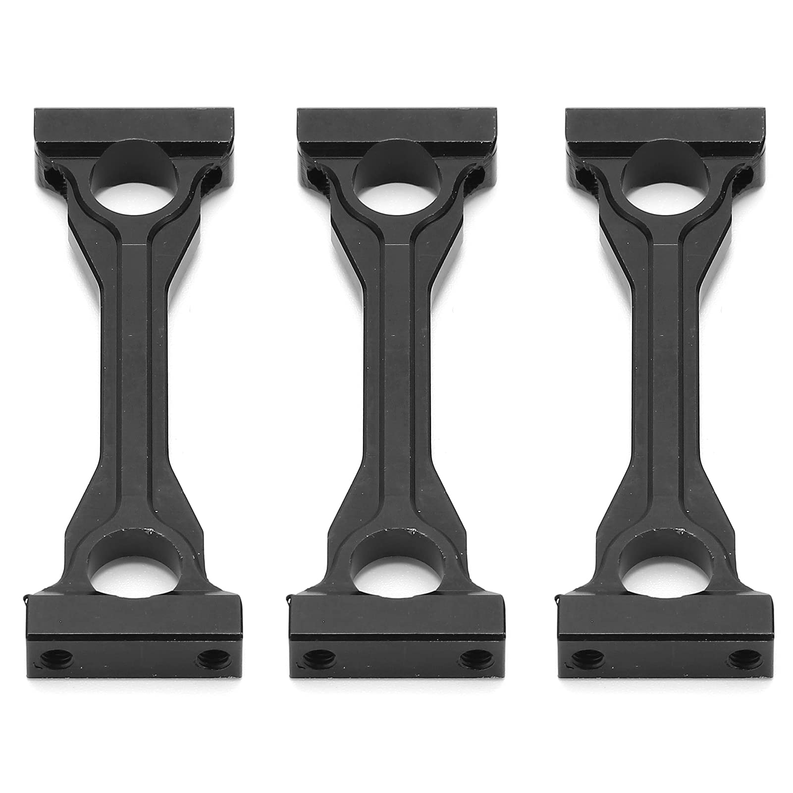 SPYMINNPOO3Pcs RC Car Middle Chassis Mount,Aluminum Alloy Chassis Bracket Remote Control Car Accessories Compatible with Tamiya 1/14 RC Tractor Truck (black) Sportinggoods Model Car Accessories