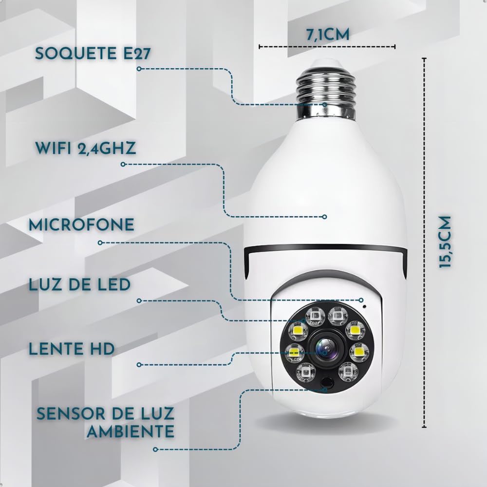 Câmera IP 360° Testada por 7 dias: Segurança Residencial Inteligente