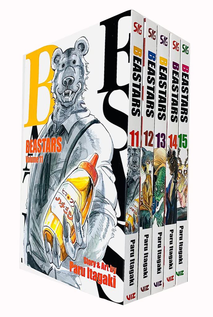 Beastars Series Vol 11-15 Collection 5 Books Set By Paru Itagaki