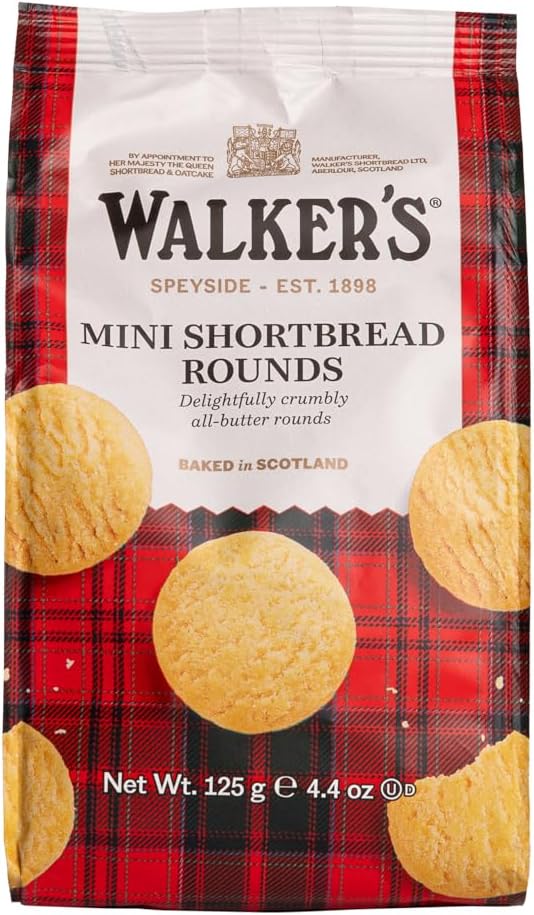 All-Butter Mini Shortbread Rounds 125g