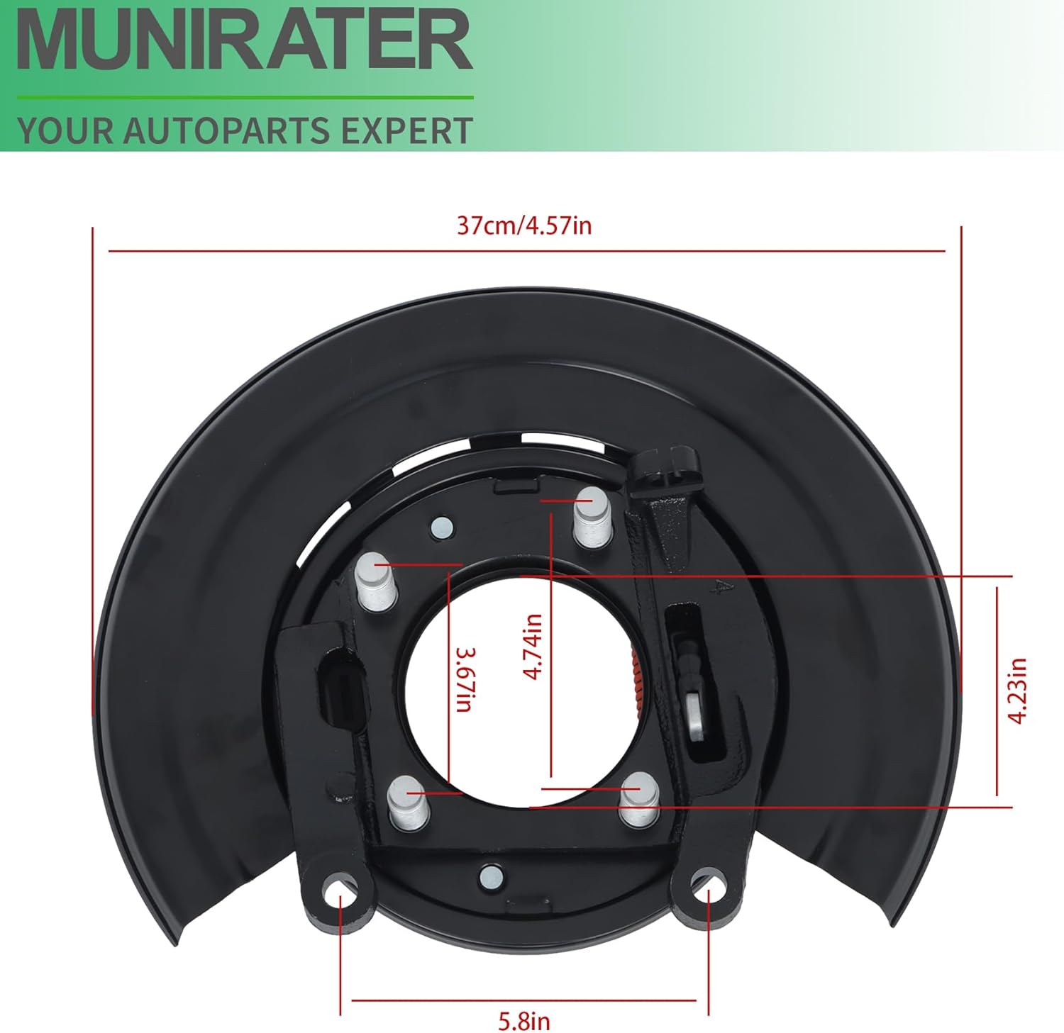 munirater Brake Backing Plate Replacement for Excursion 2000-2005