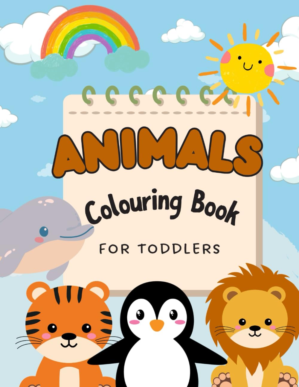 ANIMALS Colouring Book: Creativity for toddlers