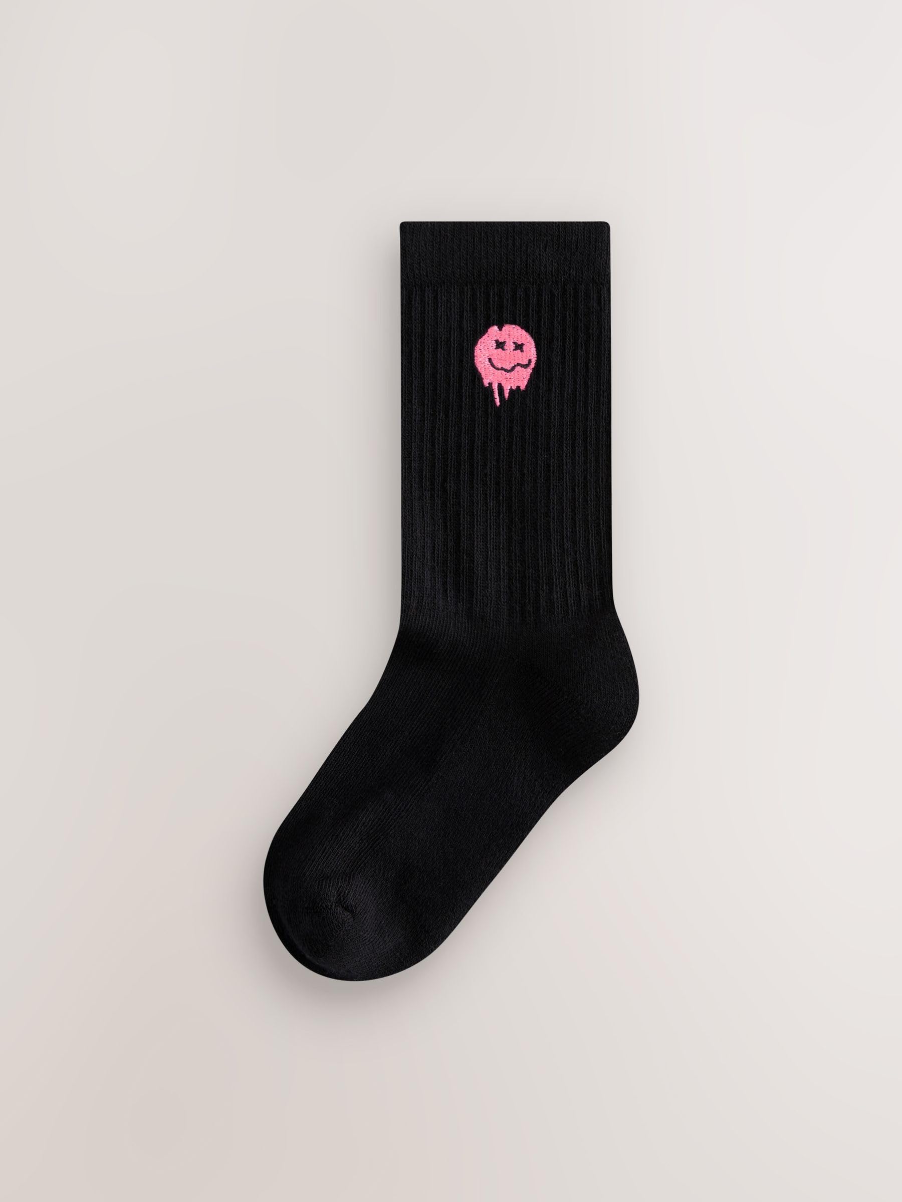 NEXT Jungen Socken mit gepolstertem Fußbett, 5er-Pack 19-40
