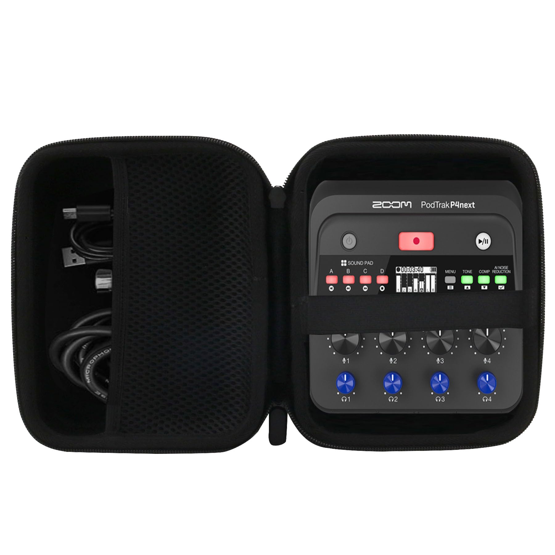 Amazon.com: WERJIA Hard Carrying Case Compatible with Zoom podtrak