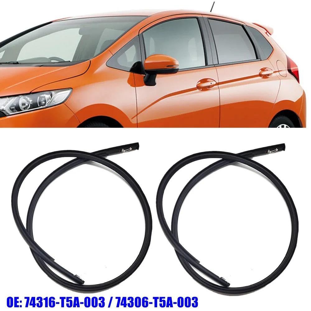 Protezione Porta Auto Per Fit 5 Porte 2015-2021 74316-T5A-003 74306-T5A-003 Strisce Di Tenuta Modanatura Laterale In Gomma Per Tetto Auto