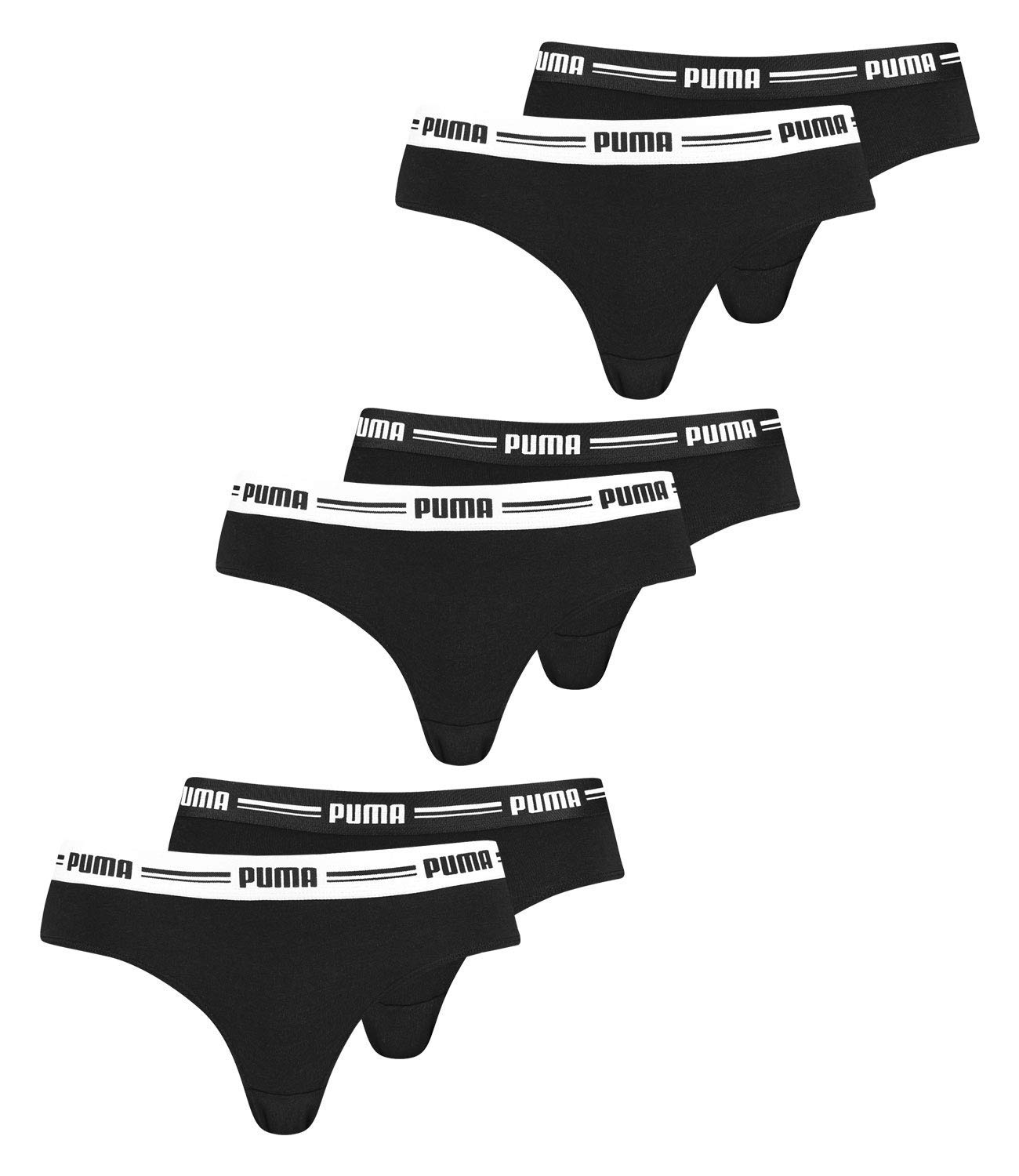 PUMA Damen Iconic Brazilian Briefs 603043001 6er Pack