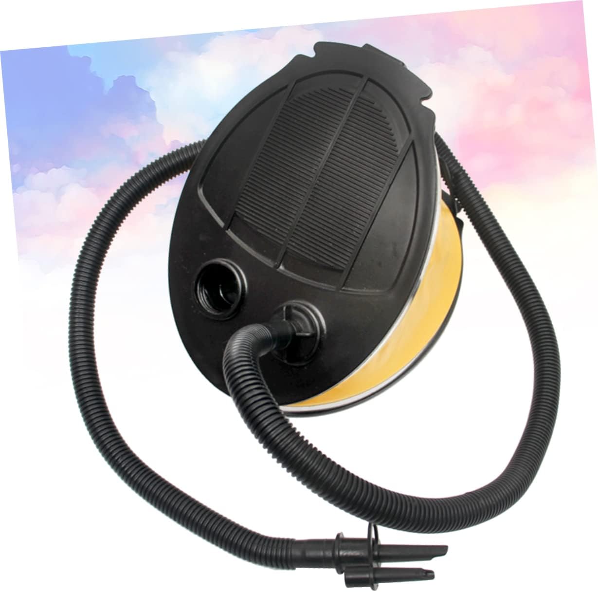 Inflatable Air Mattress Pump 3l Foot Pump Inflator for Outdoor Dual Nozzles