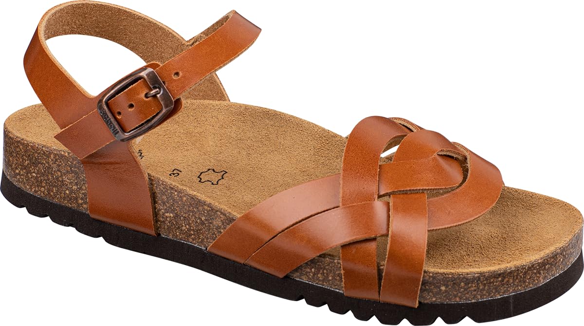 Scholl Women's Cosette Sandal, Cognac, 7 UK