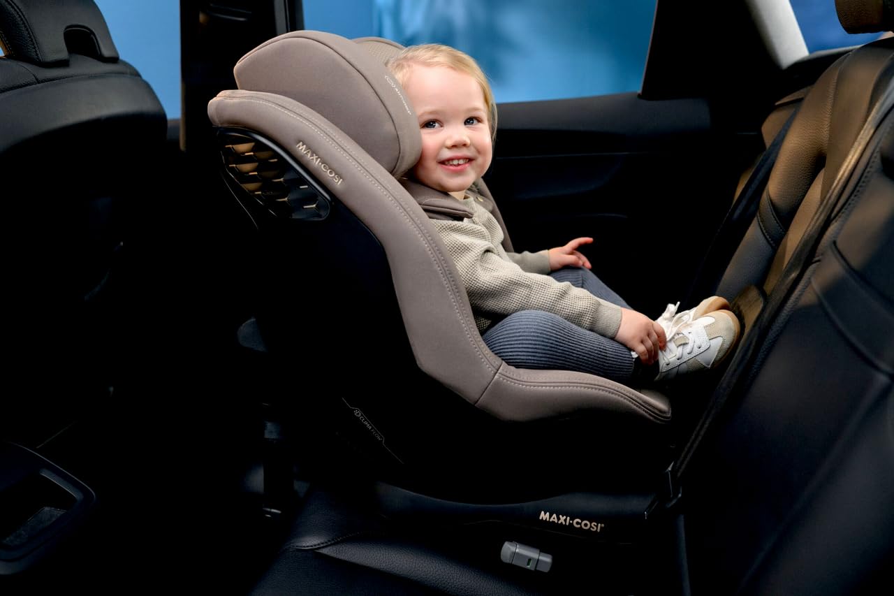 Maxi-Cosi MobiFix Pro i-Size - Asiento de coche para niños de 3 meses a 7 años, AirProtect®, protección lateral G-CELL, barra de rebote máxima amortiguación, ClimaFlow, negro auténtico