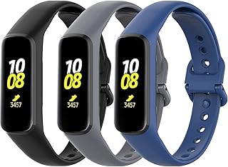 BarRan Compatível com Galaxy Fit2 SM-R220 Bandas de substituição, Suave Silicone Galaxy Fit2 Correias para Smart Bands Samsung Galaxy Fit2