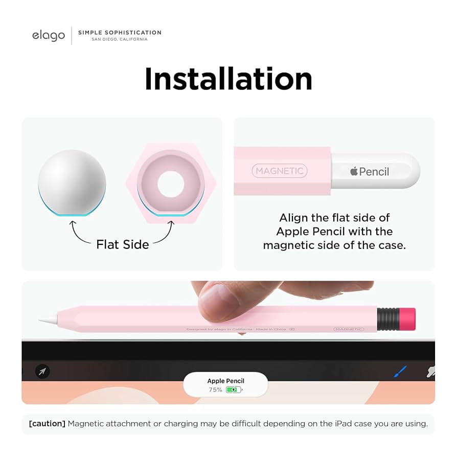 Apple Pencil 第二世代+ elago ケース Amazon.com: elago Compatible with Apple Pencil Pro Case