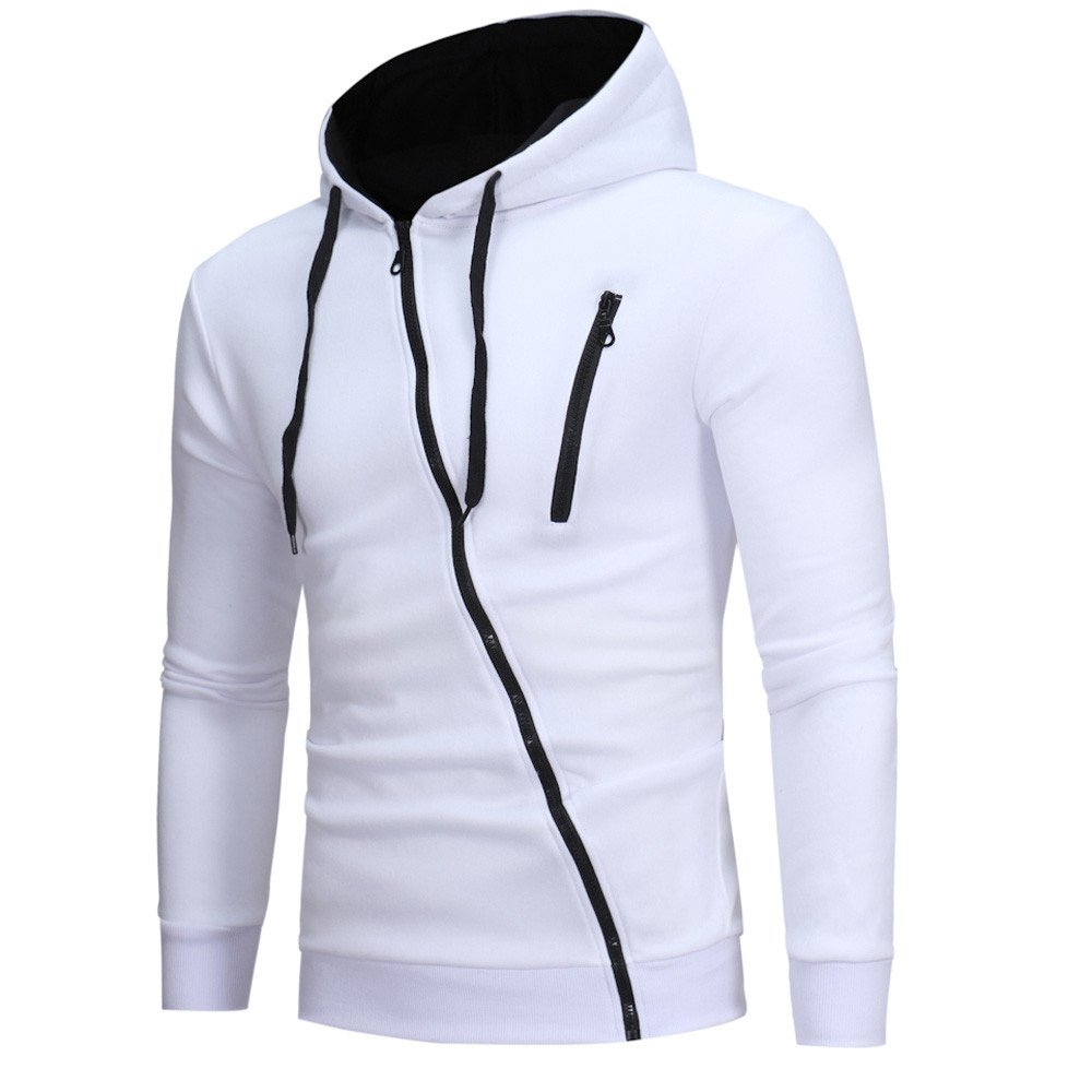 Sweat-shirt à capuche homme blanc 38 fini les hauts inconfortables