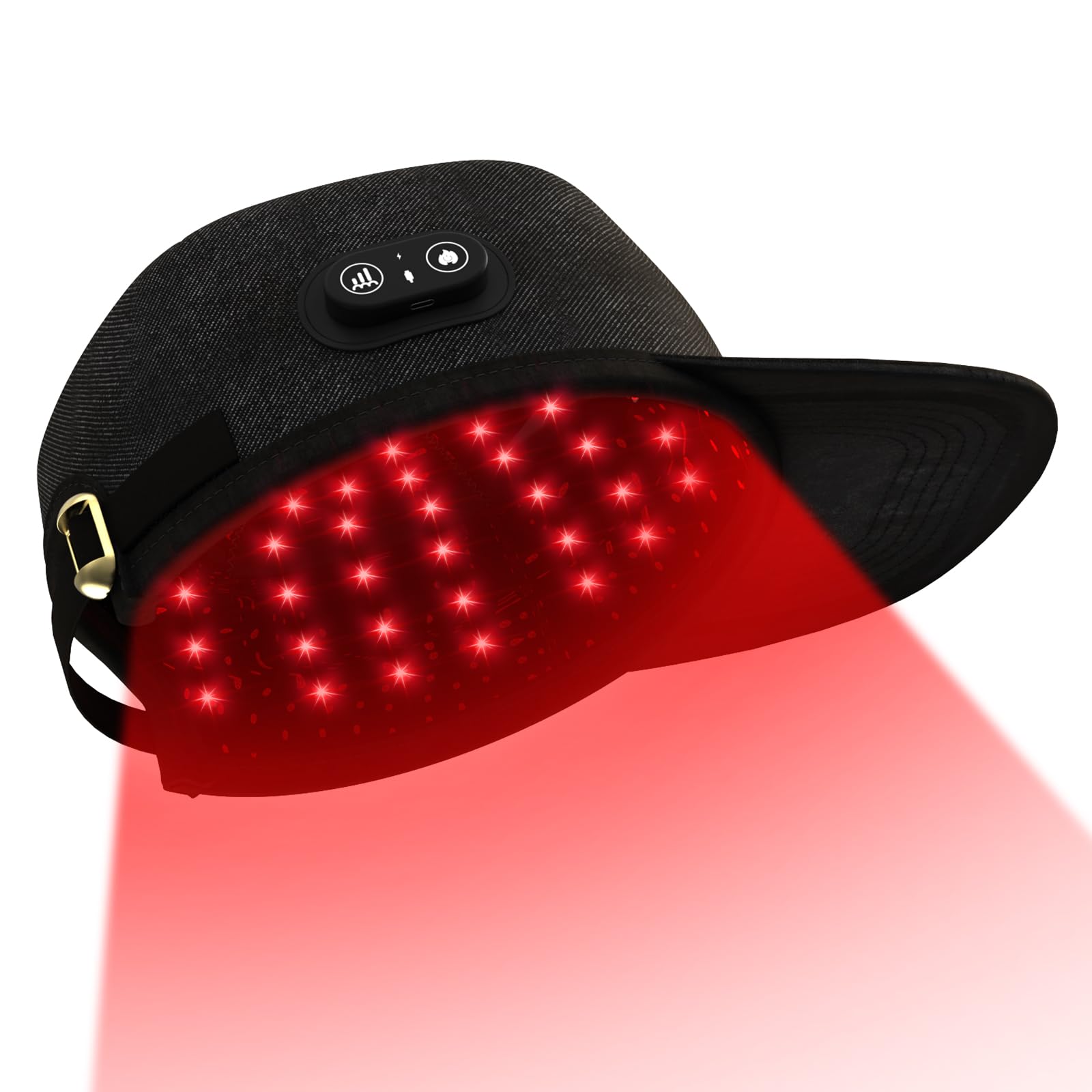 Gorra de Luz Roja para Crecimiento de Cabello, 660nm y 850nm, Inalámbrica, 108 Perlas LED, 3 en 1, 4 Modos y 3 Brillos, para Mujeres y Hombres