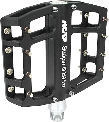 NC-17 Sudpin III S-Pro - Pedales de aluminio con plataforma  Pedales de bicicleta MTB y BMX  Estilo de suciedad y freeride optimizado  Pedales de