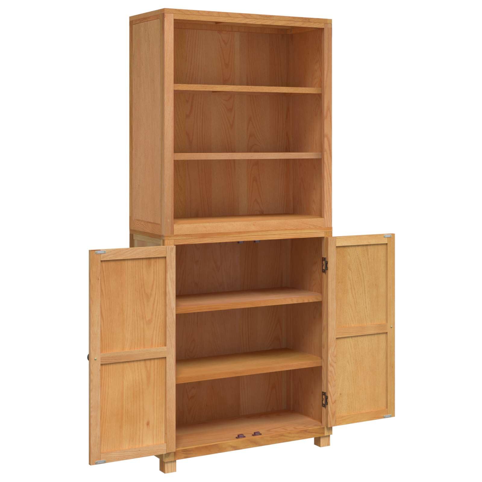 Modernes Aufbewahrungsmöbel-Set mit Tür aus Holzwerkstoff und massiven Eichenbeinen, ideal für Wohnzimmer oder Schlafzimmer, mit Anti-Kipp-Sicherung und viel Stauraum.