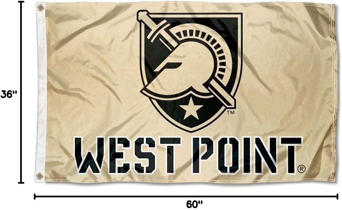 College Flags & Banners Co. Army West Point Gold and USA 3x5 Flag Set