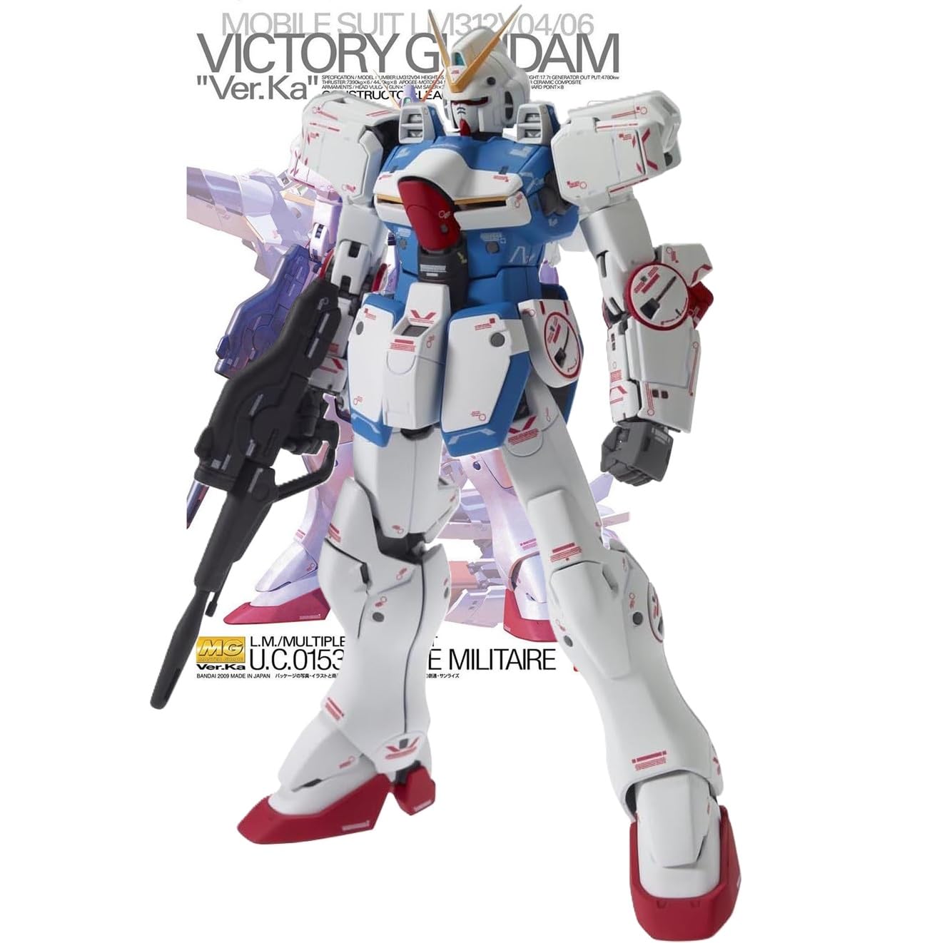新品未開封　MG 1/100 LM312V04 Vガンダム Ver.Ka　他 Amazon | 【MG】LM312V04 Vガンダム Ver.Ka 1/100スケール 色分け済み