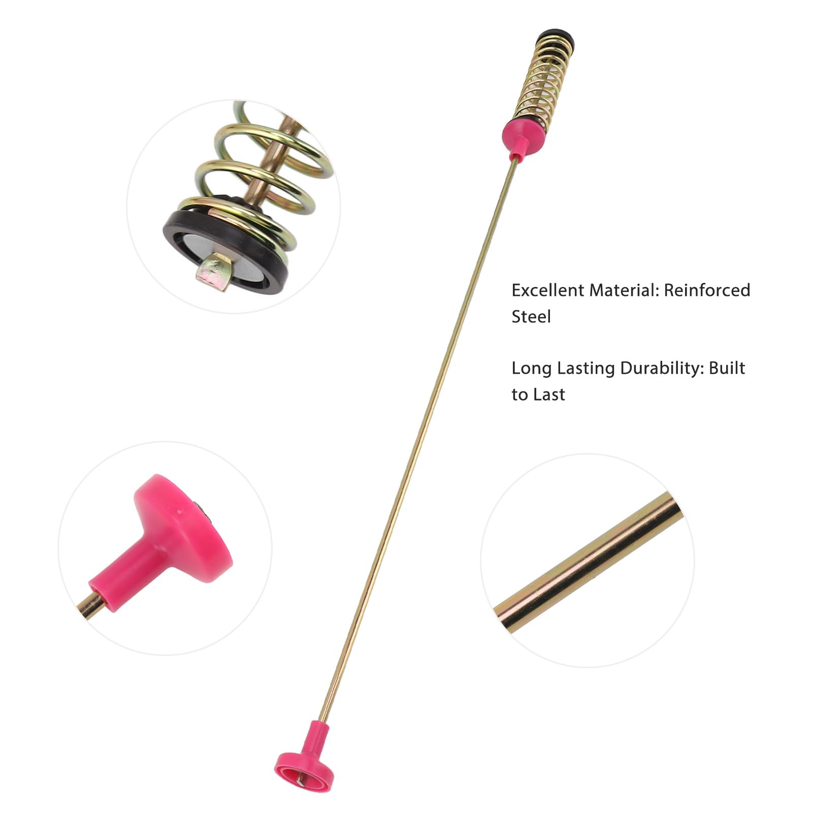 Qcwwy 4 Varillas de Suspensión para Lavadora, Varillas de Soporte Antivibración y Reducción de Ruido para Lavadoras, Fijan el Equilibrio de Vibraciones para Electrodomésticos WA50R5400AV