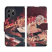 ローソン　スマホケース　希少　煉獄 Amazon.co.jp: 鬼滅の刃 スマホケース 手帳型 iphone11pro