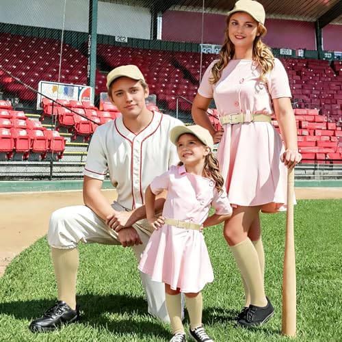 Image of XZQTIVE Baseball Softball Socks and Baseball Softball Belt Combo Set Knee-High Soccer Socks for Kids Youth Adult